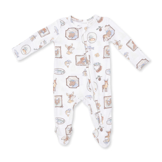 Angel Dear Woodson's Family Cabin 2 Way Zipper Footie