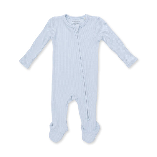 Angel Dear Baby Blue 2 Way Zipper Footie