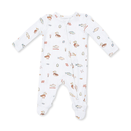 Angel Dear Lake Cuties 2 Way Zipper Footie