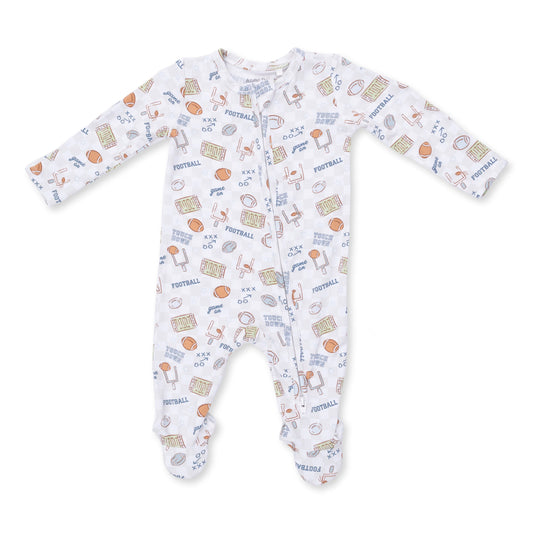 Angel Dear Football Check 2 Way Zipper Footie