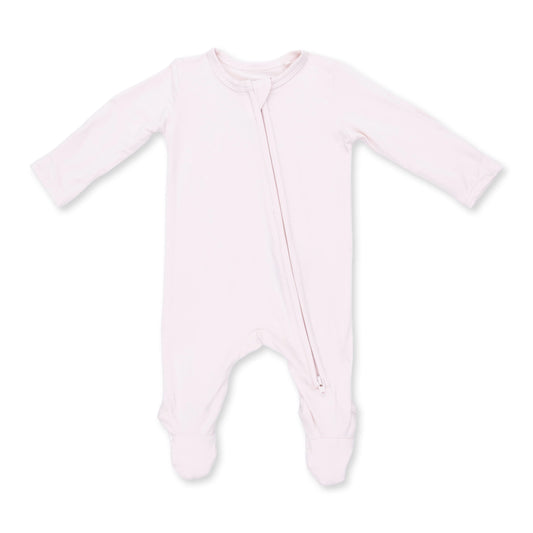 Angel Dear Mauve Morn 2 Way Zipper Footie