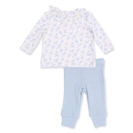 Angel Dear Rose Briar Ruffle Pant Set