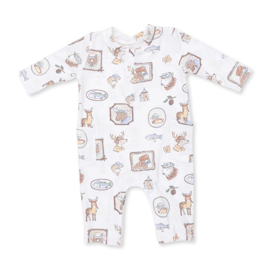 Angel Dear Woodson's Family Cabin Romper