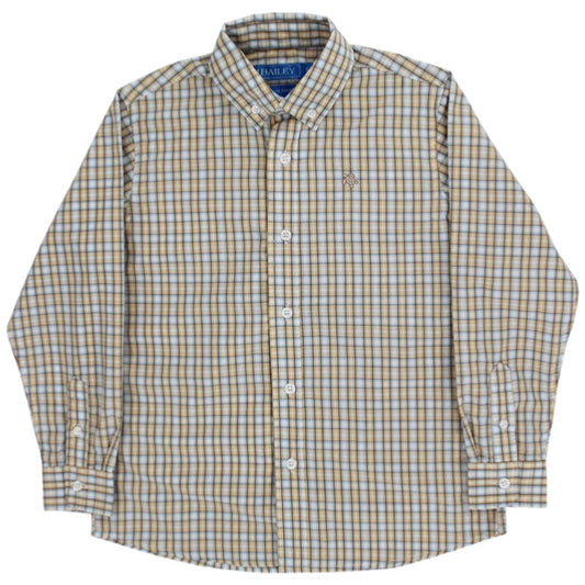 J. Bailey Pecan Plaid Button Down Shirt