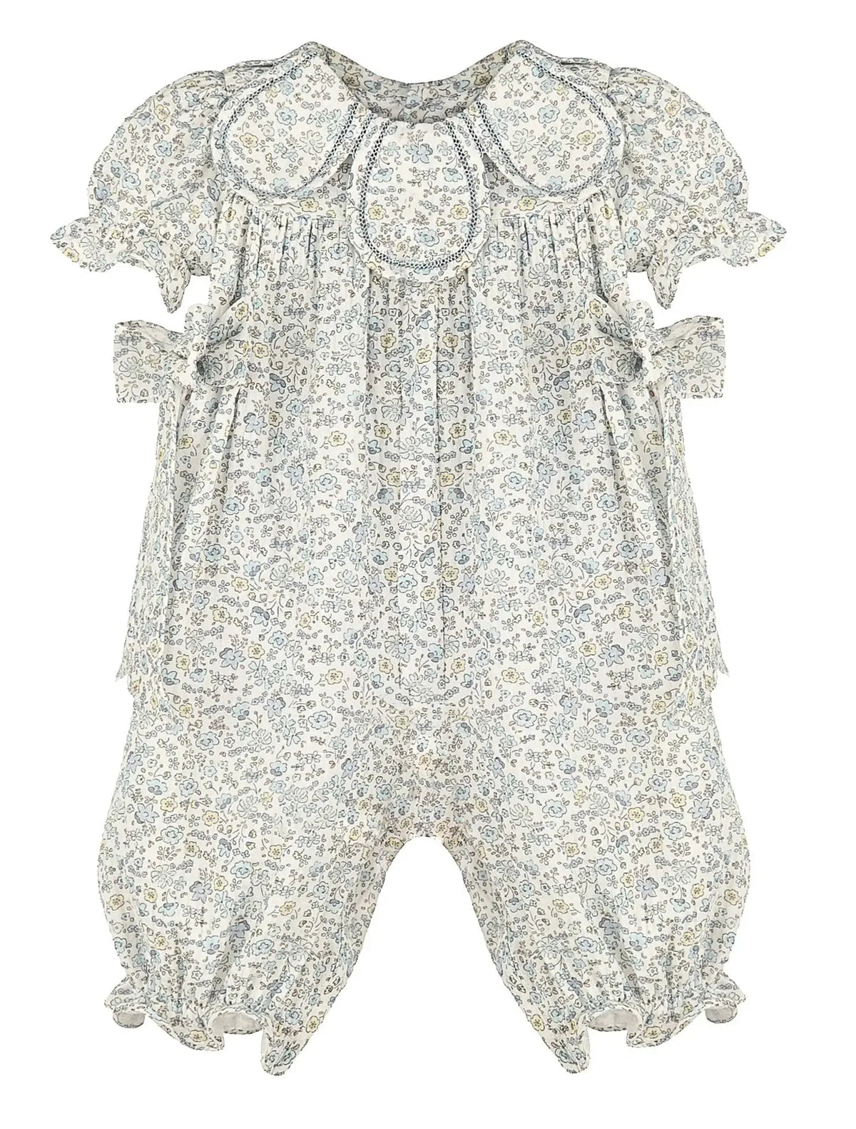 Sophie & Lucas Blue Whimsy Floral Petal Longall