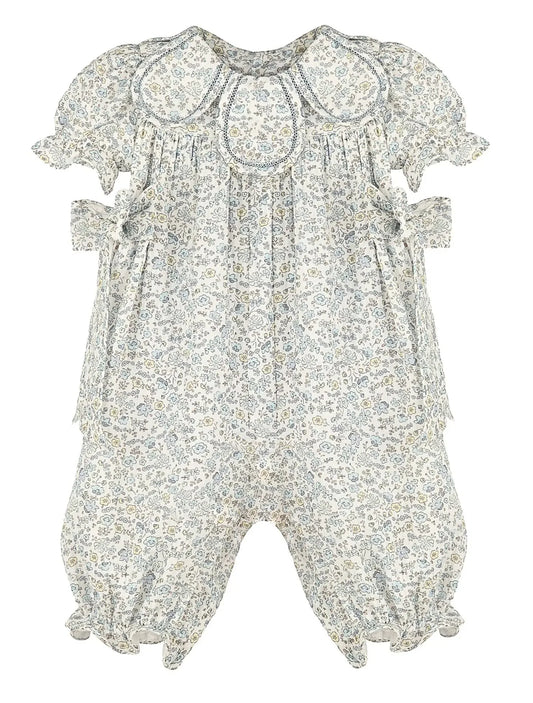 Sophie & Lucas Blue Whimsy Floral Petal Longall