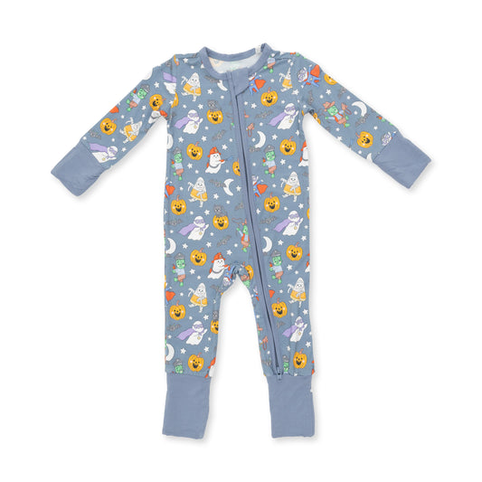 Angel Dear Blue Halloween Monster Convertible Romper