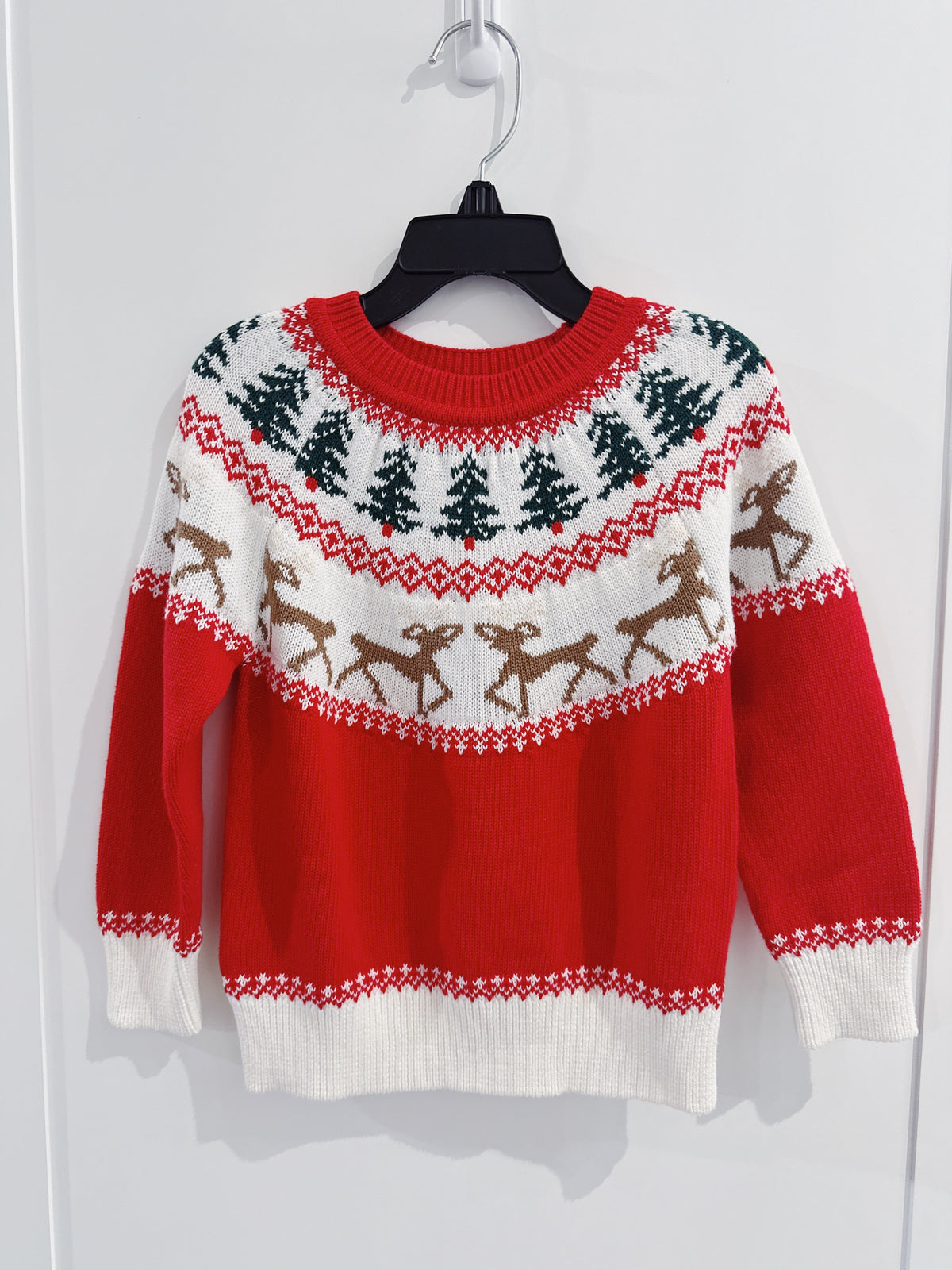 LuLu BeBe Red Rein Sweater