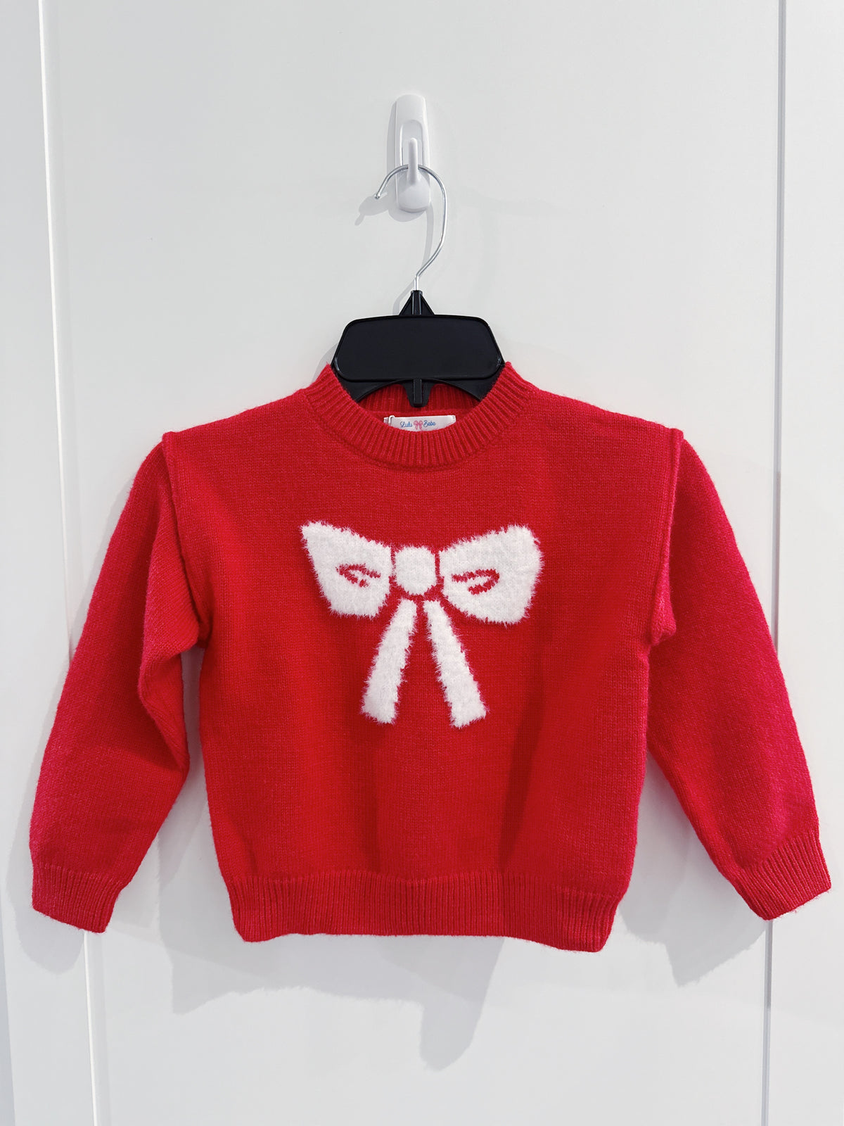 LuLu BeBe Red Snow Sweater