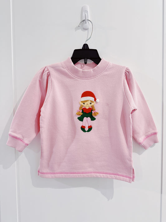 Lily Pads Girls Pink Elf Sweatshirt