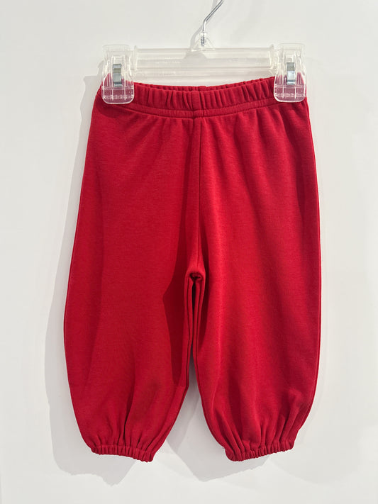 Lily Pads Boys Red Knit Bloomer Pant