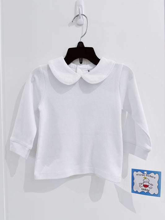 Three Sisters Girls White L/S Shirt