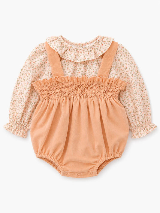 Sophie & Lucas Orange Pumpkin Patch Playdate Overall