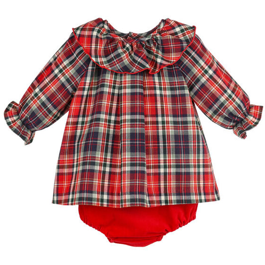 Sophie & Lucas Evergreen Tartan Set