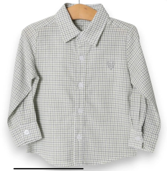 Millie Jay Grey/Sage Button Down