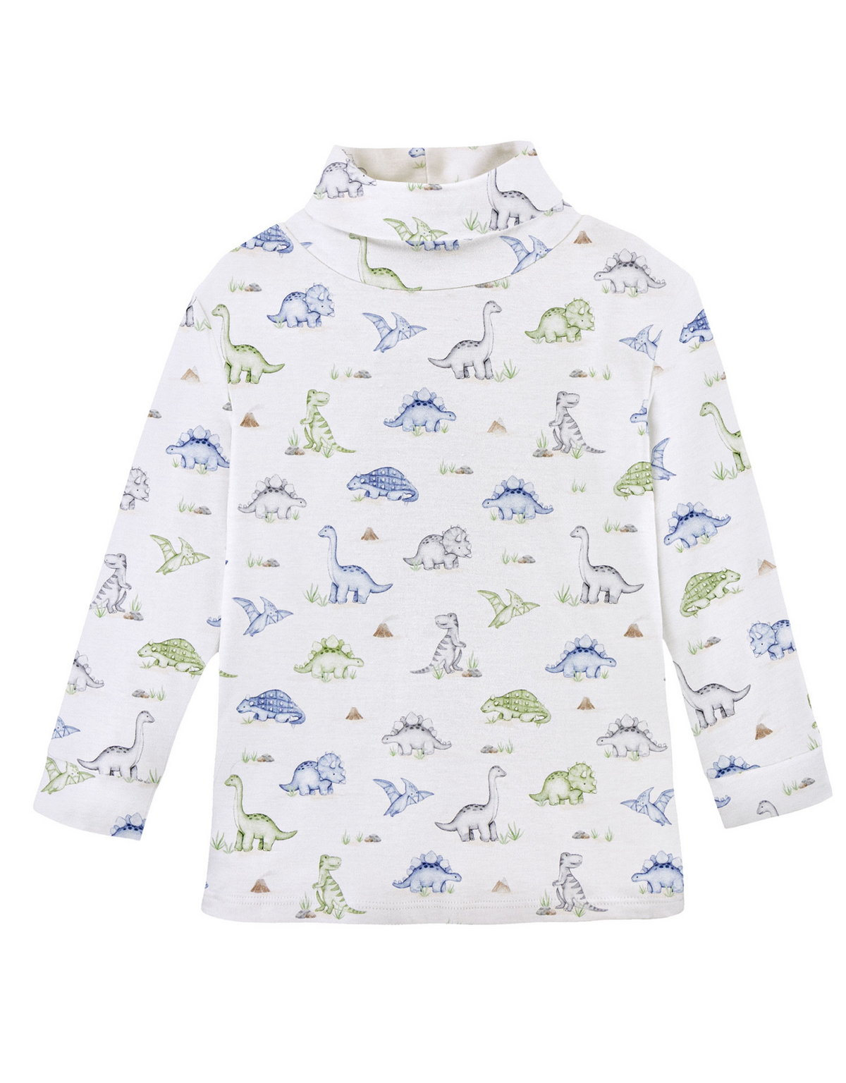 Baby Club Chic Cute Roars Pima Turtleneck