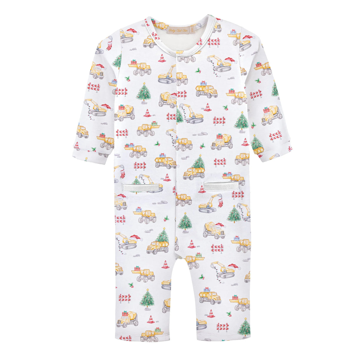 Baby Club Chic Jingle Trucks Pima Playsuit