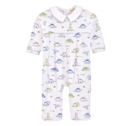 Baby Club Chic Cute Roars Printed Pima Playsuit
