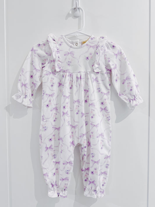 Baby Club Chic Dreamy Ties Printed Pima Playsuit