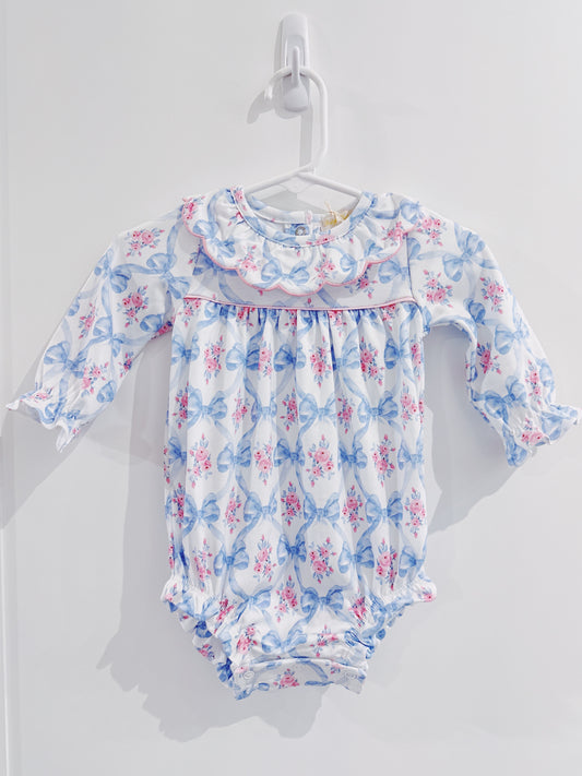 Baby Club Chic Bows & Blooms Pima Bubble