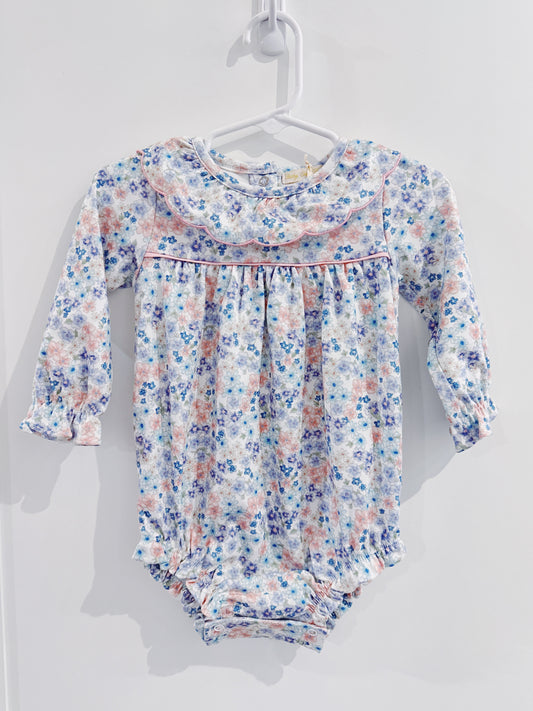 Baby Club Chic Whispers in Blue Pima Bubble
