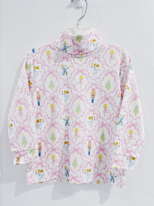 Baby Club Chic Nutcracker Dreams Pima Turtleneck